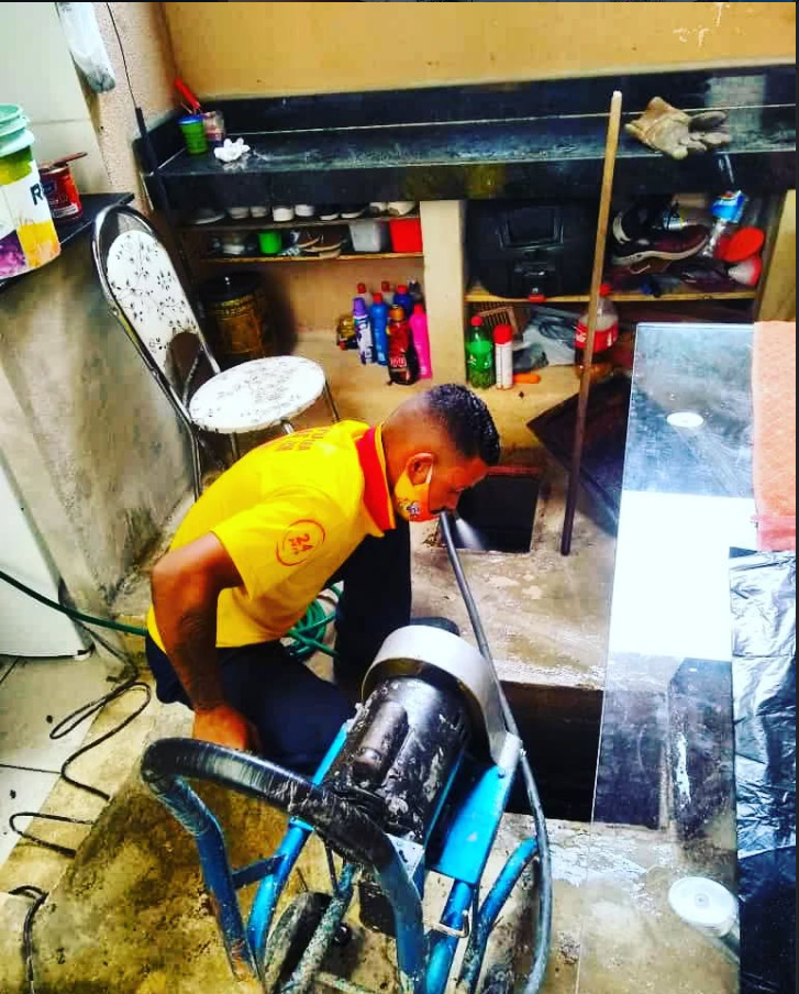 Desentupimento realizado